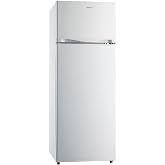 INFINITON Two Door Refrigerator FG-A145B, 200 Litres, Height 143 cm, Defrost, Interior LED, E, Design with Integrated Handle,
