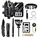 Produktbild Außen Survival Kit 12 in 1 Set, Notfall Self Help Sport Camping Wandern Werkzeuge Box Set mit Klappmesser, Feuerstarter, Kompass, Taschenlampe, Whistle, Tactical Pen, Wasserdichte Survival Kit Box