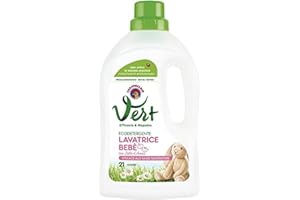 CHANTECLAIR VERT Ecodetergente Lavatrice Bebè con Latte d'Avena - formato da 1071ml, 21 dosi