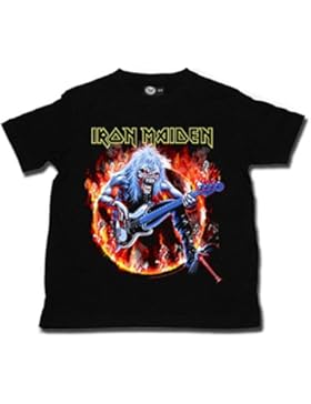 Iron Maiden (Fear Live Flames): Kids T-Shirt, schwarz
