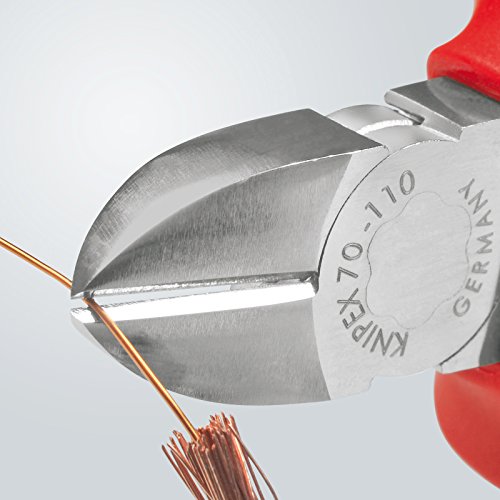 Knipex 70 15 110 Mini-Seitenschneider, Schneiden bis Ø 3,0 mm, Länge 110 mm - 6