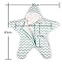 Finerolls Cotton Baby Starfish Sleeping Bag Super Soft Newborn Sleepsack Autumn Winter Warm Strollers Bed Swaddle Blanket Wrap - Suitable for about 0-12M Baby (Green)