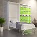 Produktbild SMARTBett Schrankbett 90x200 cm Vertikal Weiss, Farbauswahl, Bettschank, Wandbett, Klappbett