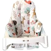 Bebek &Ouml;zel Bebek/&Ccedil;ocuk Mama Sandalyesi Minderi (Doğa/Mint)