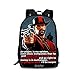 Produktbild 44 Cm Red Dead Redemption Große Kapazität Schultasche Mädchen Jungen Multi-Compartment Wasserdicht Passt Laptop Schulrucksack