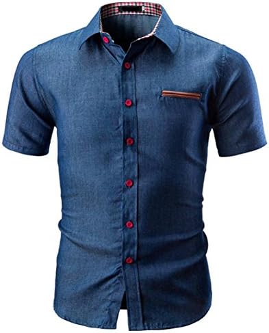 Bringbring Mens Summer Shirts Short Sleeve Casual