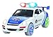 ToyZe® Battery Operated Bump And Go Action Police Car, 360° Spinning Stunt Car, With Beutiful Flashing Lights and Sirens.