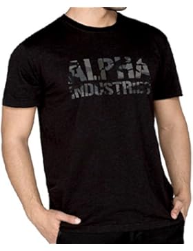 Alpha Industries -  Camicia Casual  - Maniche corte  - Uomo nero Medium