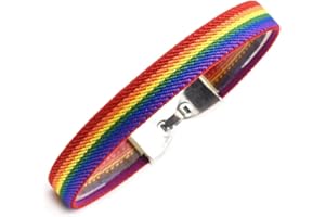 BDM Gay Pride Armband, LGTBI, Lesben, LGBT, Trans und Regenbogen. Größe auswählen