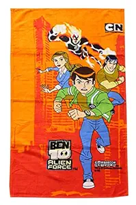 Mandhania Cotton Cartoon Printed Bath Towel for Boys and Girls - 120 X 60 Cms or 47 X 24 Inches