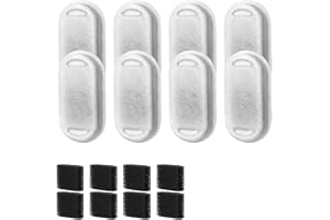 8-pack kattvattenfontänfilter ersättning husdjur med flerskiktsfiltrering för dispenser