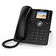 Snom Snom D735 SIP VOIP 2.7" PoE Phone with USB WiFi Stick Support Black