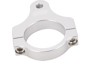 BAOK Support de Support de Support de Fourche d'amortisseur de Direction, Réduction des Vibrations Léger Collier de Montage de Cadre de Fourche d'amortisseur de Direction élégant pour Moto (56MM)