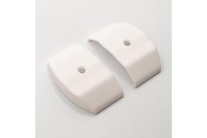 Printbtw Ersatz Endkappen passend für Kederleiste für Wohnwagen ELDDIS Mistral GTX (Weiß)