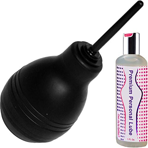 OptiSex Personal Cleansing Douche and Clear Joy Water Based Lubricant Combo 1 fl.oz.