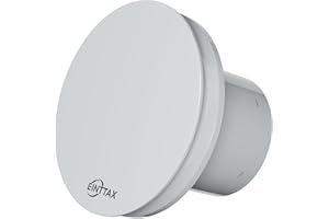 EINTTAX Ventilateur Extracteur Dair 100mm,super silencieux,Puissant Ventilation Bidirectionnelle à VMC Salle de Bain, Facile Installer sur Fenêtres,Plafonds Murs dans Salles de Bain Cuisines