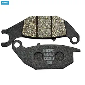 NIKAVI DP8 Rear Brake Pad Disc Pad Compatible for Yamaha R15 v1 & v2 / Hero Karizma ZMR/Yamaha FZ (Rear)