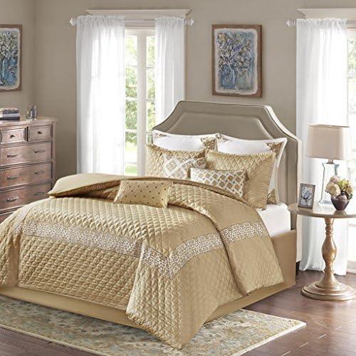 Emerson Comforter Set Gold Queen