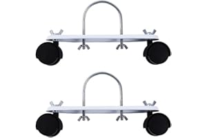 SOYUZERISH 2 Soportes de radiador eléctrico, Rueda de Soporte de polea móvil para radiador eléctrico, Rueda de rotación General de Larga duración y práctica