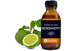 Néroliane Arôme Alimentaire Naturel Bergamote , Marron 50 Ml