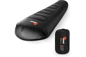 azark Premium Sleeping Bag, 350GSM, Lightweight and Waterproof, 4 Seasons of Camping, Hiking and Outdoors, Sleeping bag for Adults & Kids