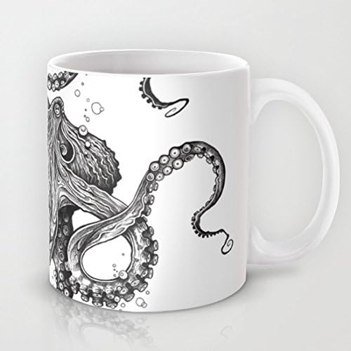 Octopus Little Gift Ceramic Coffee Mug Printed Mug Funny Mug