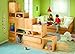 BioKinder 22280 Laura cube open 20 cm, 40 cm, solid biological alder wood