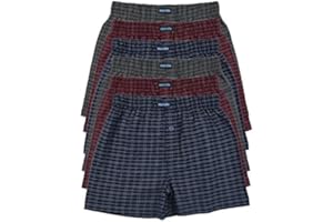 MioRalini 6 Bedruckte & weiche 100% Baumwoll Herren Boxershorts Boxer Short in 6 oder 3 modischen Farben im 6er Set verfügbar in S M L XL 2XL 3XL 4XL & 5XL 6XL