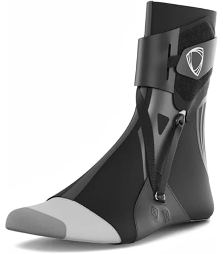 ARYSE IFAST Ankle Stabilizer Support - For Basketball, Volleyball, Running (Size XXL, Black)