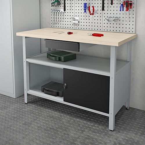Werkbank Werkstatteinrichtung Schublade Werkzeugschrank Lochwand - 2