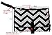 Boo Moi - Baby Changing Mat and Mini Bag - Nappy Changing Station - Travel Mat - Mini Bag. Black and White Chevron Design. Lightweight, Waterproof and Durable. Wipe Clean, Cushioned Changing Pad. Wide Padded Change Pad