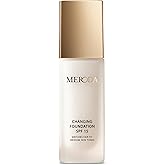 MERODA&reg; Color Changing Foundation [Light to Medium Skin] - Liquid Makeup for Mature Skin - Long Lasting Color for Face