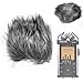 Produktbild fomito en-12 Sound Aufnahme Stift Wind Proof Cover Outdoor Mikrofon Furry Windschutzscheibe Muff für Tascam dr-44wl Recording Pen 6 cm (Innenmaß Länge) * 10 cm (Breite) * 11 cm (Externe Länge) * 2 cm (Dicke)