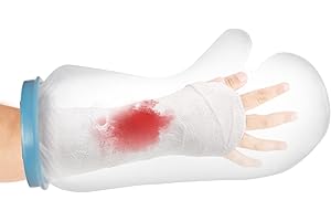 AeroGlo Waterproof Cast Cover for Shower& Bath, Reusable Sealed Watertight Foot/Hand Protector, Cast Bag Bandage Protector Seal Cast Bag Keep Your Cast Dry In The Shower(COLOR:Arm)