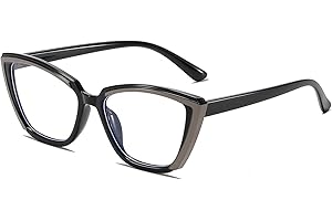 LJCZKA Occhiali a luce blu per uomo donna,Moda Gatto Montatura Occhiali da Anti Filtro Luce Blu per PC Gaming Reading Computer