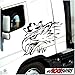 Produktbild SCANIA Greiff Adler 70x50cm LKW Truck Trucker Aufkleber Anhänger Sticker `+ Bonus Testaufkleber "Estrellina-Glückstern" ®, gedruckte Montageanleitung von "myrockshirt", Versand erfolgt aus Deutschland innerhalb von maximal 48 Stunden, in einem stabilen Versandkarton,waschanlagenfest,Profi Qualität Aufkleber, Tuning,Sticker,