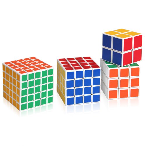 Preisvergleich Produktbild Shengshou 5x5x5, 4x4x4, 3x3x3 und 2x2x2 Würfel Zauberwürfel Cube Set