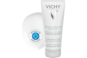 ‎VICHY Vichy Schwangerschaftsstreifen-Creme, Vorbeugende und mildernde Creme gegen Dehnungsstreifen, Restrukturierende und festigende Wirkung, 200 ml