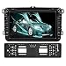 Produktbild YINUO 8 Zoll 2 Din Touchscreen In Dash Autoradio Moniceiver DVD Player GPS Navigation 7 Farbe Tastenbeleuchtung für Jetta,Jetta SportWagen,Jetta GLI,Jetta Turbo Hybrid,Golf GTI,Golf R,Golf Estate,Golf Wagon,Golf Cabriolet,Golf Plus,Golf 5,Golf 6,Scirocco,Scirocco R,Passat Estate,Passat Sedan,Passat Wagon,Passat Alltrack,Passat CC,Passat Variant,Polo,Polo Sedan,The Beetle,The Beetle Convertible,Sharan,Tiguan,Touran,Amarok,Caddy,EOS,Nuevo Passat,21st Century Beetle, Rabbit , + Rückseiten -Kamera ¡