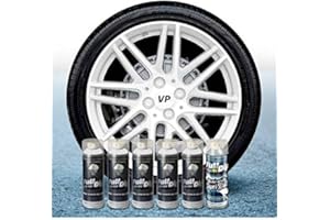FULLDIP Pack Llantas Vinilo LIQUIDO Full Dip 5 Sprays Blanco Brillo