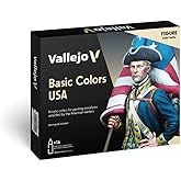 Vallejo Acrylic Model Color Set U.S.A Basic (16)