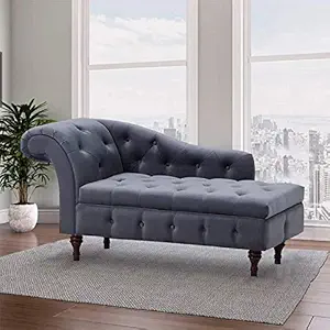 Wooden Furniture City Storage Couch Luxury, Polyester, Rubber, Foam, 140 x 63 x 71 cm