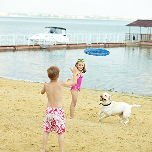 US Sense 9 Inch Flying Frisbee Foam Sport Discs for Adults,Kids,Family,Pet DIY Creativity Cool Throwing Toys Garden/Beach Games 4pack/box Present