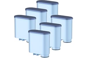 Filswa Wasserfilter Kompatibel mit Philips Aqua Clean Kaffeevollautomat - Ersatz für Philips 3100, 4000, 5000, Saeco, LatteGo, Gaggia - CA6707, CA6903 Kalk- & Wasserfilter (6 Stück)