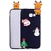 Produktbild Everainy Samsung Galaxy A3 2017 Hülle Silikon Bumper Gummi Weihnachten Cover Hüllen für Galaxy A3 2017 Handyhülle Stoßfest TPU Stoßstange Schutzhülle (Schwarz Weihnachtselch)