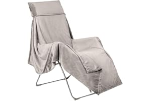 LAFUMA MOBILIER Fleece-Decke FLOCON, Für LAFUMA Relax Liegestühle, 180x170 cm, Farbe: Inuit, LFM5040-9282