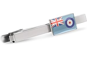 CUFFS 'N' COLLARS Royal Air Force Tie Bar Clip (RAF flag tie clip)