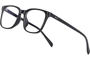 GIMDUMASA Blaulichtfilter Brille Computerbrille PC Gaming Herren Damen Brille Ohne Stärke Blue Light Blocking Glasses UV Protection