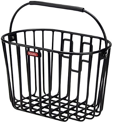 KlickFix panier de vélo aLUMINO Noir Noir 25 x 40 x 26 cm