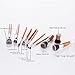 Makeup Brush Set, Tinabless Perfessional 11pcs Makeup Brushes Bamboo Handle Brush Concealer Loose Face Powder Foundation Blush Lip Eye Shadow Brushes Beauty Cosmetic Tool with Eyebrow Brush and Storage Bag